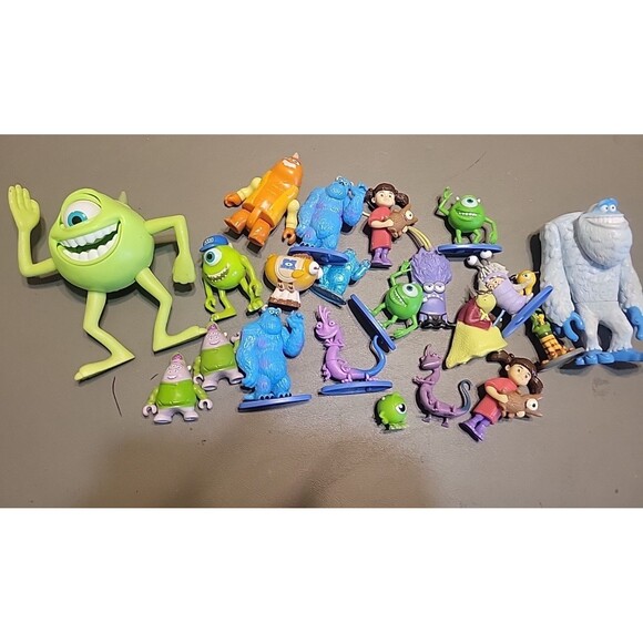 Disney Pixar McDonalds Monsters Inc Action Figure Toy Mixed Lot Cake toppers - Picture 13 of 13